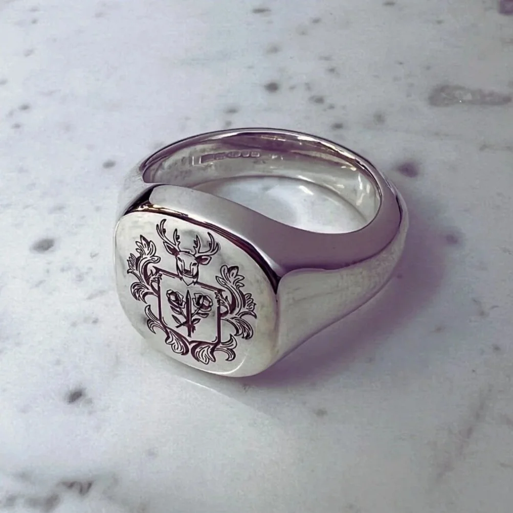 Silver Signet Rings | Hatton Garden Jewellers | 100% Recycled Silver